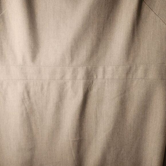 Banana Republic Dress with Layered Sleeves Light Gray Long Women's Size 18 - Picture 4 of 10